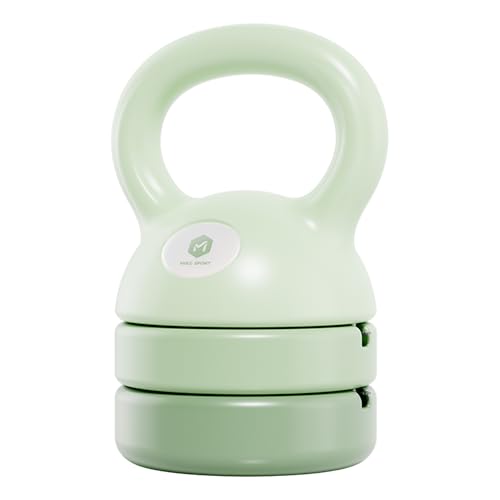 ZhaoCo Kettlebell à Charge Variable pour Femme - Poids pour Home Gym, Fitness et Musculation (Vert)