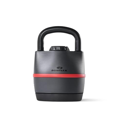 Bowflex Mixte Bowflex Selecttech 840 Kettlebell Compact Charge Variable Mixte, noir/rouge, 3.5 – 18 kg EU