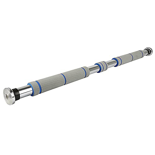 Pull Up | Appareil de musculation Barre de Tractions Porte, 150 kg | Barre de porte | Barre de gymnastique | Musculation | | Réglable individuellement (Convient pour : 80-115 cm (gris))