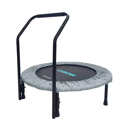 Cecotec Trampoline Fitness Drumfit Jump 920. Stable et Solide, Base à 6 Pieds, Tonifie Le Bas du Corps, Poignée en Mousse Antidérapante, Maximum 100 kg, Dimensions 92 x 85 x 92 cm