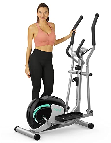 Elliptique Fitness et Musculation Dripex Vélo elliptique pour la Maison Vélo elliptique écran LCD Support de Tablette Poids jusqu'à 120 kg