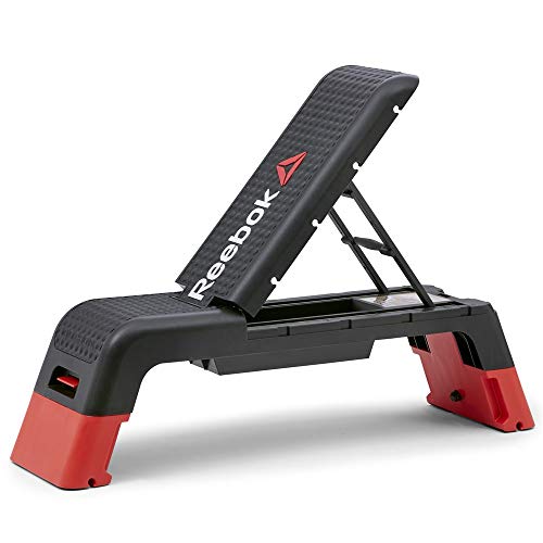 Reebok banc multifonctions de pont, noir/rouge