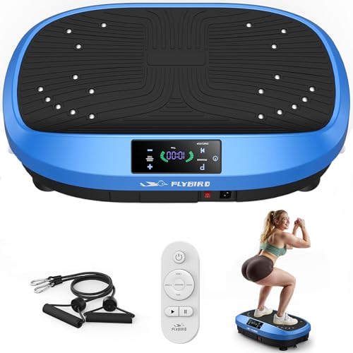 FLYBIRD Plateforme vibrante , Appareil d'exercice pour Le renforcement de la densité osseuse et Le Drainage lymphatique