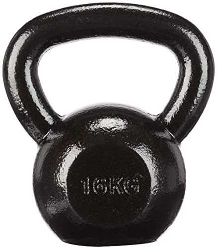 Amazon Basics Kettlebell en fonte 16 kg, Noir