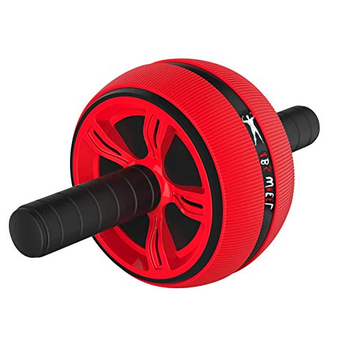 FIT Fitness AB Roller | Grande roue antidérapante pour Abdominaux, bras, épaules et dos. Renforcez l'entraînement à la maison | Fitness Trainer Home ABS Workout