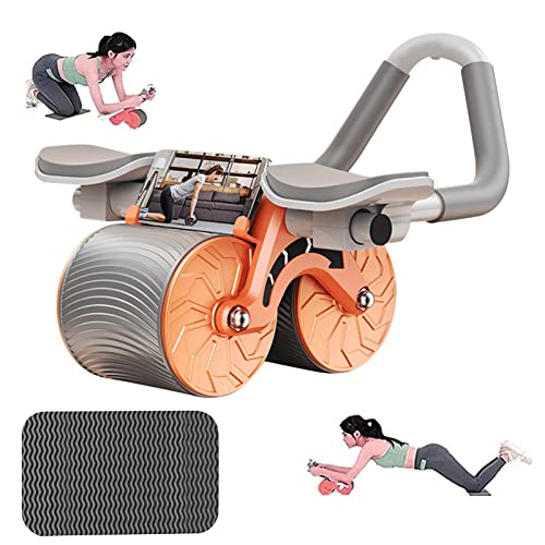 Équipement d'entraînement à rouleaux AB | Roue abdominale à rebond automatique | Plank AB Roller Wheel pour Core Trainer | ABs Roller Wheels Gym Accessoires Exercice à la maison