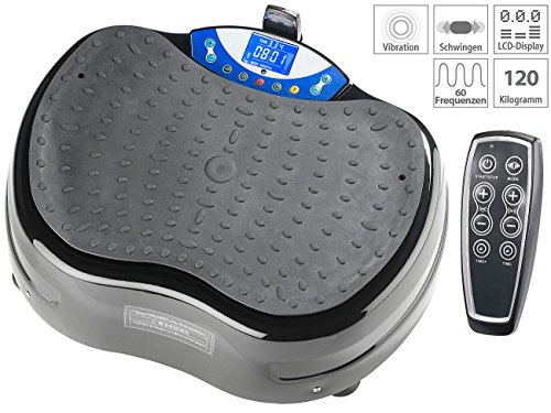 Plateforme vibrante oscillante WBV-620.3D avec extenseurs et télécommande [Newgen Medicals]