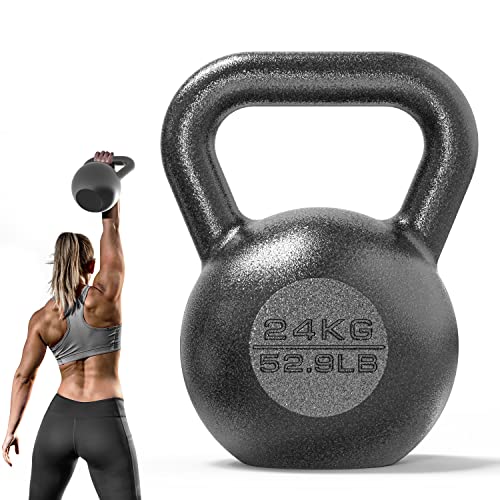 PROIRON Casting en Fonte Kettlebell Poids pour Home Gym Fitness et Musculation 24kg