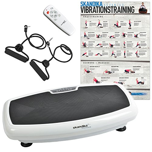 skandika Home Vibration Plate 600 - Plateforme vibrante oscillante (Blanc)